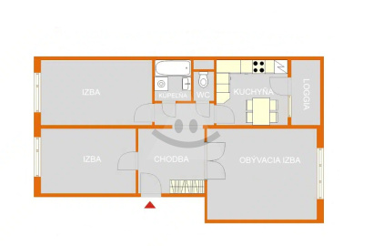 3 bedroom apartment, /73m2/, Čadca - Kyčerka