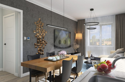 2-room apartment with standard balcony and parking in a new building in Kolárovo