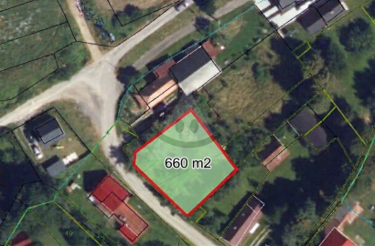Stavebný pozemok Ižipovce – krásna príroda len 2 km od Liptovskej Mary, vhodný na rodinný aj rekreačný dom.